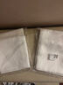 小黑裙純棉絨布包包防塵袋大小皮包收納袋全棉旅行衣服衣物內衣抽繩袋束口袋子 白色 （麂皮絨） 大號 49*60cm 曬單實(shí)拍圖