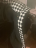 雅鹿菱格撞色拼接羽絨服女士冬季2024新款中長款可拆卸帽加厚外套 曬單實拍圖