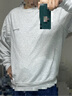 ABERCROMBIE & FITCH男裝25春季美式毛圈布LOGO印花套頭寬松圓領(lǐng)長(cháng)袖衛衣KI122-5253 綠色 M (180/100A) 曬單實(shí)拍圖