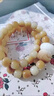 玉貝莎（YUBEISHA）新款白玉炭燒菩提根手串女雙圈醒獅跑環(huán)菩提子手鏈男文玩念珠佛珠 余白10mm 曬單實(shí)拍圖