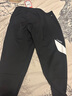 李寧（LI-NING）休閑褲男褲子春秋季新款薄絨加厚保暖寬松束腳衛(wèi)褲棉質(zhì)舒適運(yùn)動(dòng)褲 黑色潮流logo收口褲【常規(guī)款】 L /175(130-145斤) 曬單實(shí)拍圖