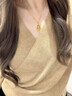 MITHAOL KUSC時(shí)來(lái)運(yùn)轉(zhuǎn)車花鏤空葫蘆項(xiàng)鏈女輕奢小眾高級(jí)感精致毛衣鏈鎖骨鏈女款 黃金色項(xiàng)鏈【專柜禮盒裝】 【送禮更顯愛(ài)意】 曬單實(shí)拍圖