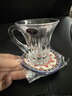 BOHEMIA捷克進(jìn)口BOHEMIA水晶玻璃意式帶把咖啡杯花茶果茶杯牛奶昔馬克杯 捷克惠靈頓咖啡杯105ML贈勺墊 1個(gè) 曬單實(shí)拍圖
