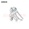 Arsis簡(jiǎn)約字母吊墜項鏈女S925銀鎖骨鏈送女友生日禮物 字母K 曬單實(shí)拍圖