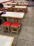 弋思林商用餐桌經(jīng)濟(jì)型仿大理石飯桌小吃店快餐店咖啡廳餐廳家用客廳餐桌 白色仿大理石120*60*75單桌 曬單實(shí)拍圖