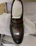 百麗（Belle）男鞋套腳樂(lè )福鞋品牛皮英倫簡(jiǎn)約休閑皮鞋A0632AM2預售 黑色 43 (265mm) 曬單實(shí)拍圖