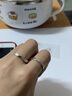 中國黃金（CHINA GOLD）如初情侶戒指男女新款一對足銀戒指生日禮物送女友老婆教師節禮物 如初情侶對戒-足銀【心動(dòng)禮盒】 曬單實(shí)拍圖