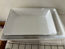 貝萊恩鹵菜鹵味熟食展示盤(pán)密胺托盤(pán)長(cháng)方形白色商用涼菜盤(pán)子塑料份數盆盤(pán) 14英寸份數盤(pán) 曬單實(shí)拍圖