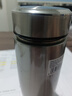 萬(wàn)象保溫杯商務(wù)帶茶漏便攜泡茶杯車(chē)載便攜鵝蛋男士水杯不銹鋼辦公水杯 本色-460ml 曬單實(shí)拍圖