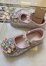 舞瑪女童鞋子兒童公主鞋2025新款春秋款小女孩演出皮鞋水鉆軟底水晶鞋 曬單實(shí)拍圖
