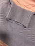 皮爾卡丹（pierre cardin）保暖加厚高領(lǐng)羊毛絨針織打底衫秋冬休閑簡約寬松羊毛衫氣質(zhì)套頭毛 紫色 均碼 建議80-145斤 曬單實拍圖
