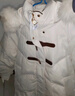 雪中飛羽絨服女長款寬松休閑狐貍毛領(lǐng)簡約氣質(zhì)外套3386 米白 2XL 曬單實(shí)拍圖