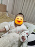婧麒（JOYNCLEON）嬰兒睡袋秋冬款寶寶一體式加厚純棉防寒防踢被子兒童分腿冬季 冬款-圓擺純棉【5-15℃】粉色草 M碼-身高75-85cm-年齡1.5-2歲 曬單實(shí)拍圖