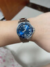 浪琴（LONGINES）瑞士手表 康卡斯潛水系列 石英鋼帶女表 L33704966 藍色太陽(yáng)飾紋32.0 mm 曬單實(shí)拍圖