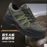 梵昇昱登山鞋男戶(hù)外徒步運動(dòng)鞋厚底防滑耐磨工作鞋男士休閑鞋 登山鞋軍綠色 【41】 曬單實(shí)拍圖