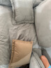 HODW 沙發(fā) 布藝沙發(fā)客廳現(xiàn)代簡約小戶型磨砂布沙發(fā)拆洗科技布直排沙發(fā) 3.2m大五人位（可拆洗） 70%選乳膠坐墊【磨砂布】 曬單實(shí)拍圖