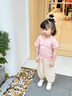 幼歌（YOUGE）【BoBoTee】嬰幼兒花邊領(lǐng)舒適彈力BOBOT恤童趣短袖 粉色 90 cm 曬單實(shí)拍圖