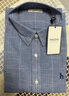 哈吉斯（HAZZYS）男裝 春季男襯衣棉麻千鳥(niǎo)格通勤長(cháng)袖襯衫男ASCZK1BAX72 曬單實(shí)拍圖