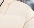 巴拉巴拉童裝兒童羽絨服女童男童面包服外套寶寶冬裝三防親子裝潮 淺卡其50311-白鴨絨 120cm 曬單實拍圖