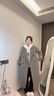GARNUO羽絨服內(nèi)膽黑色呢子大衣秋冬新款小個(gè)子高級(jí)感加厚西裝毛呢外套女 灰色【常規(guī)內(nèi)里】 S【80-100斤】 曬單實(shí)拍圖