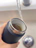 JOLEE法國品牌陶瓷水杯保溫杯茶水分離男士杯子高檔生日禮物領(lǐng)導(dǎo)實(shí)用 墨黑色- 真陶瓷內(nèi)膽450ml 曬單實(shí)拍圖