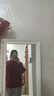 梵希蔓安可拉紅麻花高領(lǐng)毛衣女2024年冬季新款內(nèi)搭上衣針織打底衫 73633 安可拉紅 M 曬單實(shí)拍圖