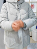 雪中飛【媽媽款】秋冬新款保暖連帽女士羽絨服防鉆絨外套時(shí)尚休閑羽絨服 霧藍色|5205 L /170/92A 曬單實(shí)拍圖