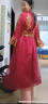 塞德勒新中式新娘敬酒服旗袍2025新款晚禮服冬季長(cháng)款連衣裙訂婚 酒紅色中長(cháng)款 L (建議106-115斤) 曬單實(shí)拍圖