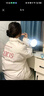 趣米樂(lè )美式潮流棉服女秋冬季加厚外套羽面包絨服小個(gè)子寬松棉襖子衣服 杏色（非PU皮） M 曬單實(shí)拍圖