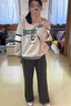FSHE灰色闊腿褲女2025新款春秋高腰垂感寬松直筒休閑運動褲針織褲 淺灰色[糯米休閑褲]小個子 S 80-95斤 曬單實拍圖