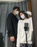 GENIOLAMODE森馬集團(tuán)衛(wèi)衣男日系純色休閑圓領(lǐng)套頭上衣寬松舒適百搭長袖 曬單實(shí)拍圖