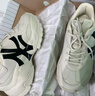 MLB官方老爹鞋男女款厚底增高鞋休閑鞋ny鞋子 3ASHC104N-50BGS 250 曬單實(shí)拍圖