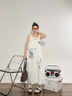 Semir官方正品德訓(xùn)鞋春秋新款通勤女鞋休閑系帶鞋SFYM243035 米黑 37  曬單實(shí)拍圖