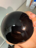 晶蕊世家天然黑曜石水晶球擺件原石打磨居家擺件辦公有球必應禮品水晶原石 直徑8厘米（送底座） 曬單實(shí)拍圖