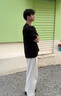 增致牛仔（zengzhi）260g重磅男士t恤短袖男2025夏季情侶休閑打底衫半袖體恤 曬單實(shí)拍圖