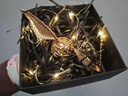 哈利波特周邊金色飛賊戒指盒高檔首飾收納盒送女朋友生日求婚禮物 二代金色飛賊翅膀【翅膀不可拆】 曬單實(shí)拍圖