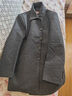 恒源祥爸爸外套春秋款翻領(lǐng)加厚男士大碼夾克中老年人中長(cháng)款羊毛呢大衣男 深灰色【春秋款】 2XL 185【160-175斤】 曬單實(shí)拍圖