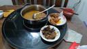 三角牌（Triangle） 暖菜板熱菜板加熱板飯菜保溫板電熱菜板多功能帶火鍋圓形暖菜轉盤(pán)旋轉飯菜餐桌 【黑色70CM】 電動(dòng)旋轉+火鍋電磁爐 曬單實(shí)拍圖
