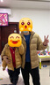 蓋璞【大小童同款】男童logo連帽輕薄羽絨服642562 卡其色 110cm(4-5歲) 亞洲尺碼 曬單實(shí)拍圖