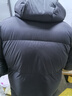 森馬（Semir）輕松羽絨|發(fā)熱羽絨服男三防情侶連帽外套純色百搭 黑色（灰鴨絨）90001 M 曬單實(shí)拍圖