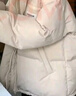 唐菓蜜羽絨棉服女冬2025新款韓系減齡時(shí)尚學(xué)生羽棉襖絨服加厚保暖棉衣女 米白色 L 曬單實(shí)拍圖