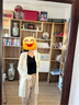 哥弟真的好（GIRDEAR）女裝可機洗純羊毛針織開衫女A400477 米白 S (2碼) 曬單實拍圖