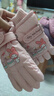 凱蒂貓（hellokitty）兒童滑雪手套女童冬季加厚加絨防水庫洛米學(xué)生玩雪中大童寶寶手套 【中碼5-12歲】美樂蒂粉色 5592 曬單實(shí)拍圖