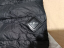 羅蒙（ROMON）秋冬男裝羽絨服加肥大碼立領(lǐng)連帽300斤寬松輕薄款特大號顯瘦潮胖 黑色-連帽 8XL (255-280斤) 曬單實(shí)拍圖