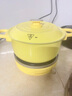 飛利浦（PHILIPS）電火鍋 電煮鍋 火鍋專用鍋 家用4L多功能涮肉鍋 不粘分體可拆洗電熱鍋 多用途鍋 零涂層更健康 HD2236/60（黃色） 曬單實拍圖