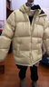 笛莎（DEESHA）童裝女童基礎(chǔ)短款連帽羽絨服2024冬季新款小女孩時尚三防羽絨服 牛油果綠 150 曬單實拍圖