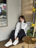 UGG男女同款厚底輪胎底懶人鞋明星同款1155650JSM|茉莉白 39.5 曬單實(shí)拍圖