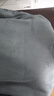 羅蒙衛(wèi)衣軟糯舒適仿麂皮男秋冬季重磅大碼加肥長袖加絨上衣外套男裝 灰色 M 適合100-120斤 曬單實拍圖