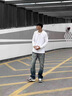 Lee dprre厚實打底衫重磅純棉圓領(lǐng)長袖T恤純白色基礎(chǔ)款男女內(nèi)搭上衣春秋潮 白色長袖（品質(zhì)新疆純棉） 2XL 建議：（180-200斤） 曬單實拍圖