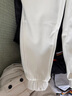 港蒂灣美式褲子男秋季新款潮牌寬松運動(dòng)衛褲鋼印休閑褲束腳褲學(xué)生青少年 米白色 XL -115-135斤 曬單實(shí)拍圖
